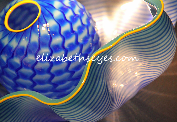 In the shop at the Chihuly museum