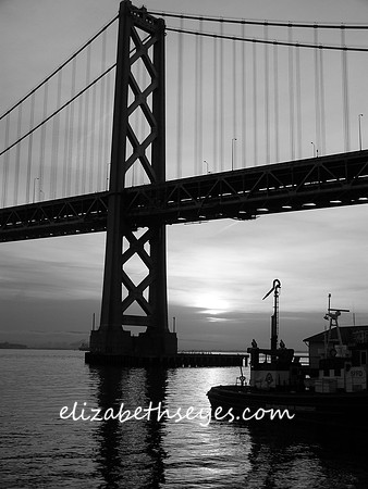Bay Bridge sunrise, San Francisco