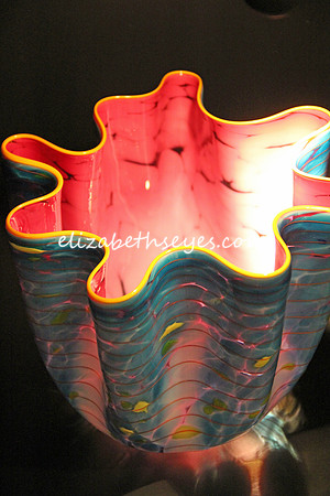In the shop at the Chihuly museum