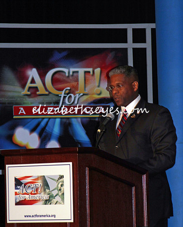 At the gala-Allen West with an inspriring speech-Act as Americans