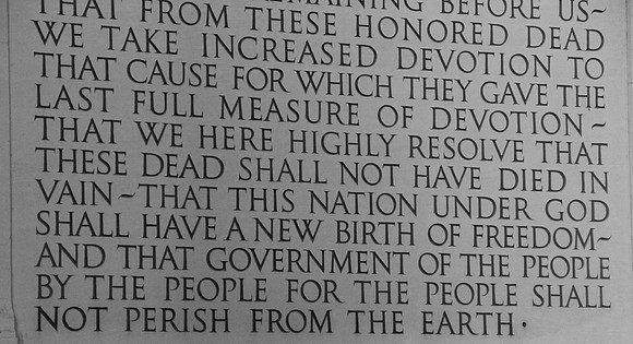 Lincoln's words DC