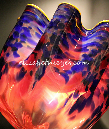 In the shop at the Chihuly museum
