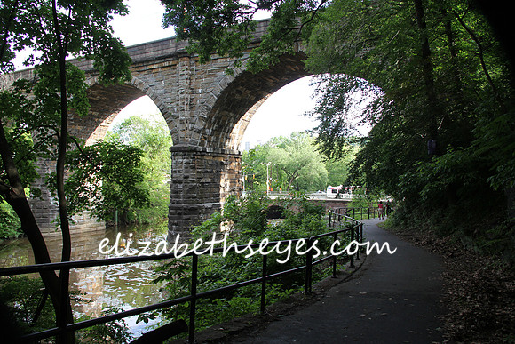 Bridges over the Wissahickon-the Tall Bridge